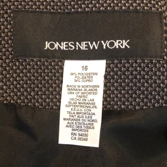 JONES NEW YORK size 16 Belted Micro-Square $189NEW - Picture 10 of 15